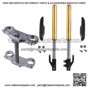 630mm 45/48mm Front Fork Assembly + Triple Tree Clamp for Apollo SSR 110cc 125cc