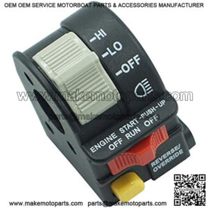 for Polaris Part Number 4010262 - Switch-Handlebar,H/L/O,REV/OR for Polaris ATV/Motorcycle/Snowmobile/Or Watercraft Cycling Retail