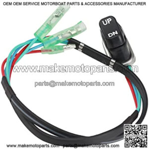 Power Boat Tilt Trim Switch Replacement for Mercury Mariner Outboard Remote Control Box 87-18286A43 87-18286A26 87-16991A1 87-18286A2