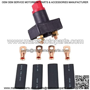 Car Battery Disconnect Isolator Switch - Power Kill Cut Off Master Switch 12V/24V 300A Replacement Parts for RV,Boat, Vehicle, Golf Cart, ATV, Truck, Marine (Sets)