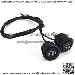 Heated Seat Switch, 3 Pin 12V Seat Heater Switch Universal Car Round High Low ON Off Control for Car SUV Truck RV Boat Motorcycle Motorbike