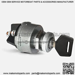 4-Position Universal Ignition Key Switch 12v, Acc/Off/IGN/(Start)