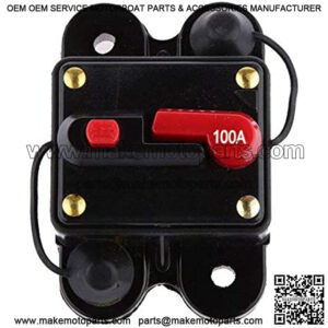 30A-300A Switch Battery, Car Circuit Breaker, Battery Cut Off Switch, Master Battery Isolator Disconnect Switch Car Battery Kill Switch for RV Yacht Boat Bus Truck Motorcycle Car (100A)