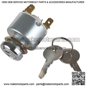 31973K4183 SPB501 551508G Waterproof Ignition Key Starter Switch with 3 Position 5 Terminal 2 Keys Replaced with Cars, Motorcycles, Boats Tractor,Trailer,Digger,Agricultura??