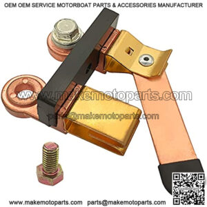 Ampper Side Post Knife Blade Master Switch, 12V / 24V Battery Disconnect Switch Isolator for Marine Car Boat RV ATV Vehicles (with Long Bolt)