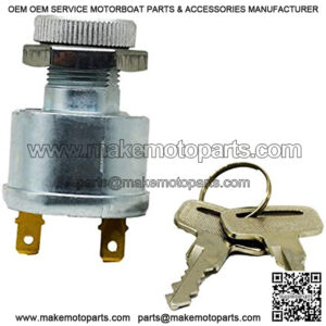 Golf Cart Key Switch for EZGO Ignition Switch 17421G1,2 Prong 4 Key