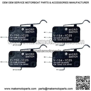 Automotive Authority 4 Pack MICRO SWITCH 2 & 3 Prong 1014807 1014808 For Club Car Golf Cart DS & Precedent