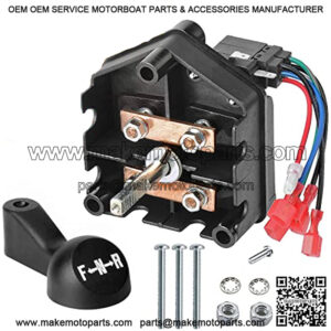 Golf Cart Forward and Reverse Switch Assembly with Handle for Club Car DS 1996-Up 48 Volt OEM #101753005