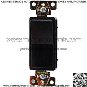 Pass & Seymour 2621-Bk 20A 120/277 Black Rocker Switch