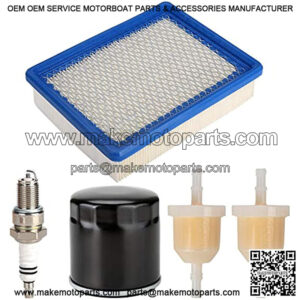 Golf Cart Tune Up Kit for Club Car DS 1992-up Gas Carts with FE290 FE350 Engines, Air Filter 1015426, Oil Filter 1016467 41016467, Fuel Filter 1013684 1014522 102003201, Spark Plug
