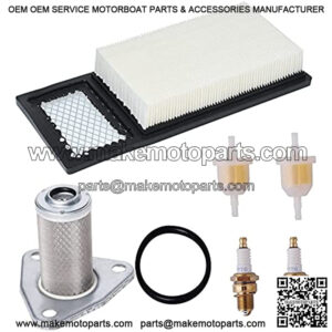 Golf Cart Tune Up Kit for Compatible with EZGO TXT with 26591G01 Oil Filter AM116304 Fuel Filter Spark Plug Kit 72368G01 4 Cycle 295cc/350cc 1994-2005