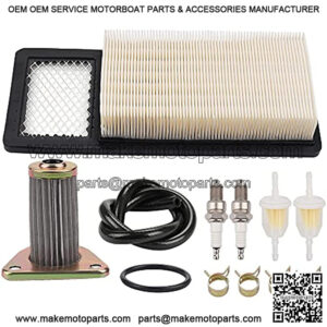 72368G01 72144G01 Air Filter Replacement for EZGO TXT Medalist Gas Carts 4-cycle 295cc or 350cc Engines 1994-2005 with 26591G01 Oil Filter 72084G01 Fuel Filter 26710G01 O-ring