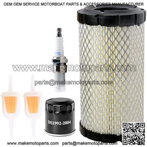 Golf Cart Tune Up Kit for Club Car Precedent 2004-up Gas Models with FE350 Kawasaki Motor, Includes Spark Plug, Air Filter, Oil Filter, Fuel Filter