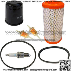 Deluxe Tune Up Kit with Oil Filter - 4 cycle for Club Car Precedent Golf Cart