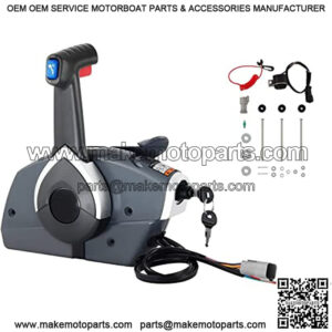 Mophorn Boat Engine Side Mount Remote Control Box 5006180 Boat Throttle Control fit for BRP Outboard Motor