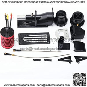 RC Boat Thruster Jet Pump Set Propeller Pusher Spray Water Thruster with F540 3650 3000KV Brushless Motor for 1/10 1/8 RC Boat