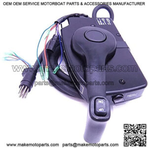 881170A15 Boat Motor Side Mount Remote Control Box with 8 Pin for Mercury Outboard Engine PT, Right Hand