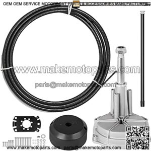 Boat Steering Control Cable 16?? Outboard Mechanical Rotary Steering Kit 16 Feet BoaSteering System