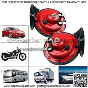 300db car Horn ??2 Pack?? 12v Waterproof Double Horn, Used for Trucks, Trains and Ships, Electric Snails for Cars, Motorcycles, Alternative Electronic Parts for Cars and Horns for Trains