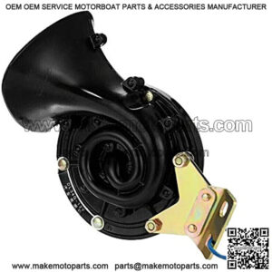 300DB Train Horn, 12V/24V Electric Air Horn Super Loud Waterproof Raging Sound Snail Horn for Trucks Cars Motorcycle Bikes Boats