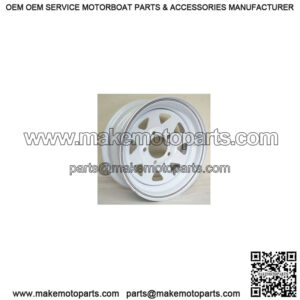 15" 5 on 5 Ptd. Trailer Wheel, 5" Width