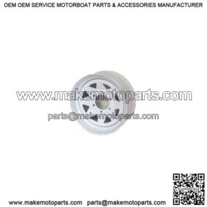 16 in. 6 on 5.5 Lug Painted Trailer Wheel