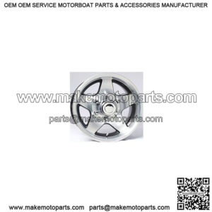 12" Aluminum Black Star 5-Lug Trailer Wheel Rim (4.5" Width)