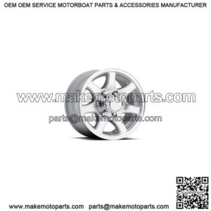 14" Aluminum 7-Star Mag 5-Lug Trailer Wheel Rim (5.5" Width)