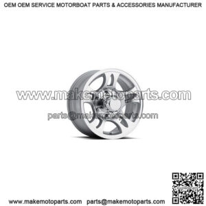 15" Aluminum Split Spoke 5-Lug Trailer Wheel (6" Width)