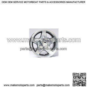 15" Aluminum Black Star 5-Lug Trailer Wheel Rim (5" Width)