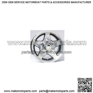 15" Aluminum Black Star 6-Lug Trailer Wheel Rim (7" Width)