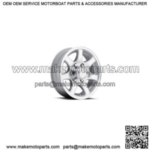 16" Aluminum 7-Star Mag 8-Lug Trailer Wheel Rim (6" Width)