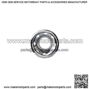 Chrome Trailer Wheel Trim Ring, (Fits 5 Lug 14" Wheels),