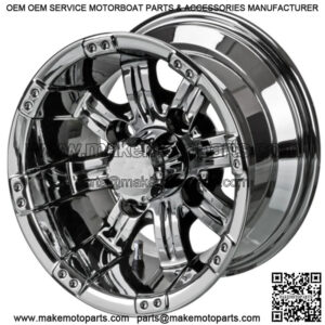 Revenge 10x7 Casino Mirror Golf Cart Wheel 3:4 Offset