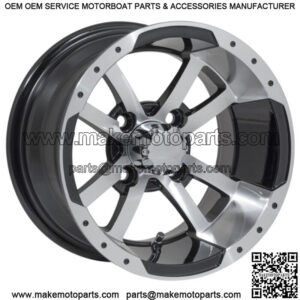 Storm Trooper 12x7 Machined Black Wheel