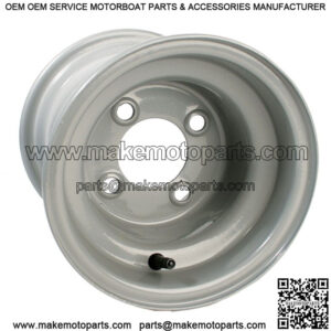1 Golf Cart Wheel Silver Steel 8x7 Centered Club Car EZGO Yamaha 4x101.6mm