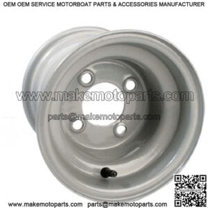 1 Golf Cart Wheel Club Car Grey Steel 8x7 Centered Offset