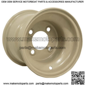 1 Golf Cart Steel Wheel 8x7 Centered Offset Yamaha Drive & Drive2 Stone Color
