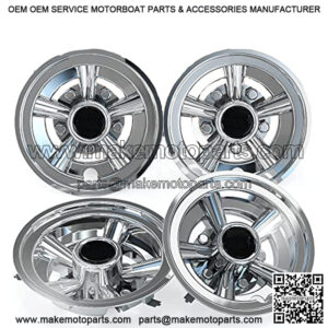 Golf Cart Wheel Covers Hub Caps for Yamaha/Club CAR/EZ-GO Club Car 8" (Set of 4)