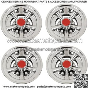PIT66 Golf Cart Wheel Covers 8" Hub Cap Compatible with Yamaha Club Car Ezgo