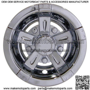 Wheel Cover, 8" Vegas Chrome - Set of 4
