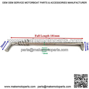 Boat Motor Tilt Thrust Rod Assy w/ Spring 350-62121-2 369-62122 for Tohatsu Nissan Parsun Mercury Mariner Quicksilver 4-18hp 2/4-stroke Engine