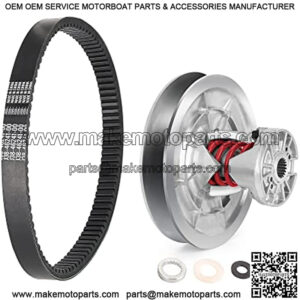Secondary Driven Clutch Belt Kit for Yamaha G2 G8 G9 G11 G14 G16 G20 G21 G22 G28 Golf Cart 1985-2007, Replace JN6-G6270-00 JN6-G6271-02 J55-G6270-01