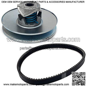 Golf Cart Driven Clutch w/ Drive Belt for Club Car DS 1997-Up & Precedent 2004-UP