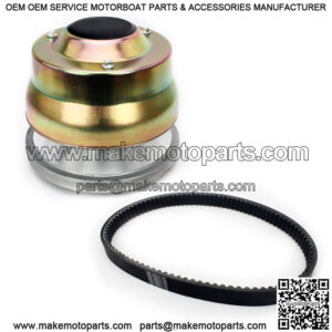 Drive Clutch + Belt Set for Yamaha G2A-G22A 4 Cycle Gas Golf Cart JN6-G6201-03