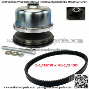 Primary Drive Clutch + Belt Set for Yamaha Golf Cart YDRA G29 Gas JW8-G6201-22