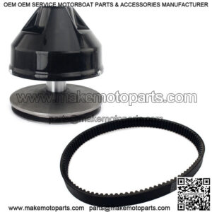 Golf Cart Primary Drive Clutch + Belt Set for EZGO E-Z-GO 2 cycle Gas 1989-1994