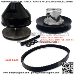 Drive Clutch + Driven Clutch + Belt for EZ-GO 2 Cycle Gas Marathon 2PG Golf Cart