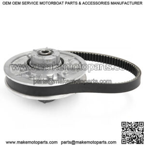 Rear Driven Clutch + Drive Belt Set for EZGO Golf Cart 4 cycle Gas TXT 1991-2022