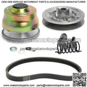 Drive Clutch + Driven Clutch + Belt for Yamaha G2-G22 4-Cycle Gas Golf Car 85-06